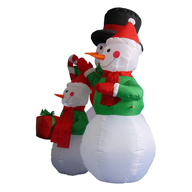Надувной Рождественский Декор гигантский надувной снеговик семейный милый