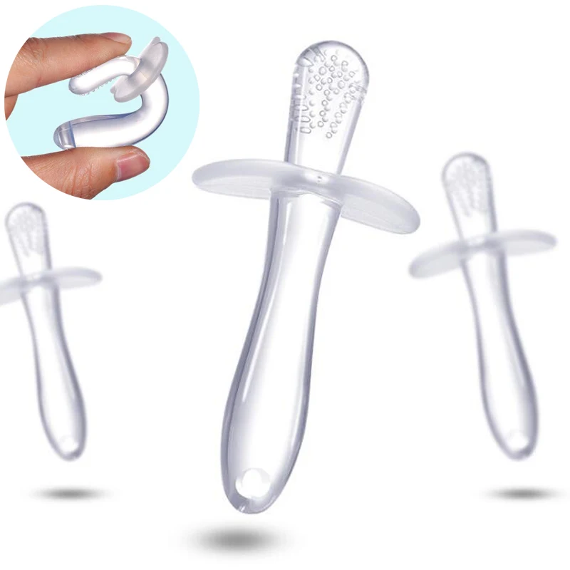 Мягкая Силиконовая зубная щетка для домашних животных щётка зубов губка защиты