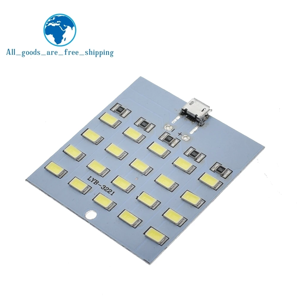 1 шт. высокое качество 5730 smd 5V 430mA~ 470mA белый Mirco Usb 5730 светодиодный светильник ing панель USB Мобильный светильник аварийный светильник Ночной светильник