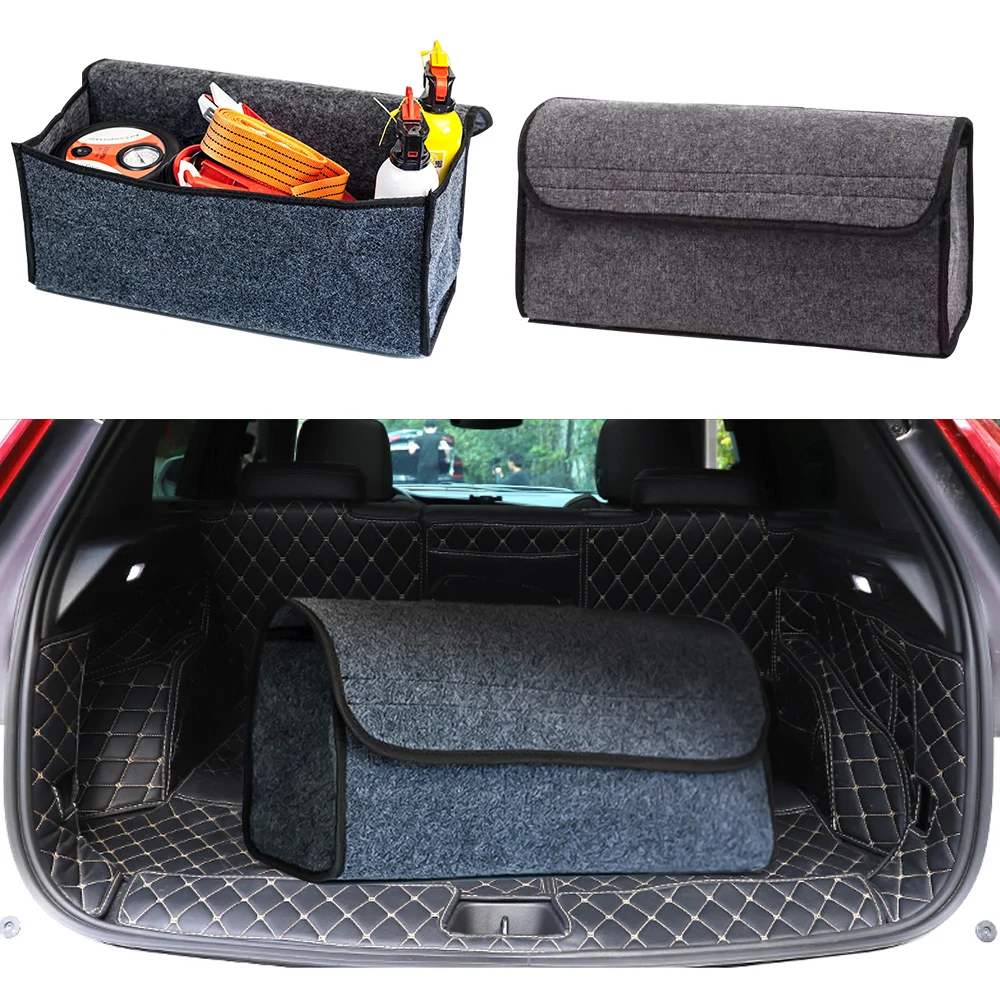 Портативный Складной автомобильный мягкий войлочный ящик для хранения сумка