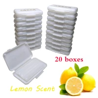 20 boxeslot dental orthodontic protection ortho wax for brace irritation lemon scent flavor oral hygiene