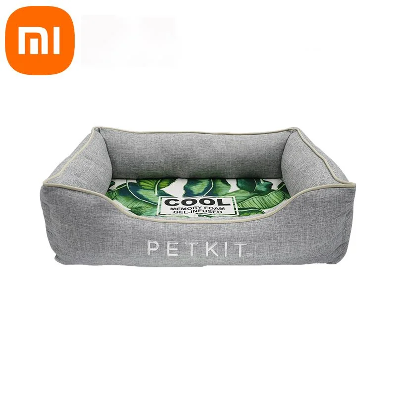 

Подлинный PETKIT Xiaomi лежанки для домашних животных, кошек, собак, коврики, аксессуары для кровати, зимнее теплое гнездо, Съемный и моющийся матр...