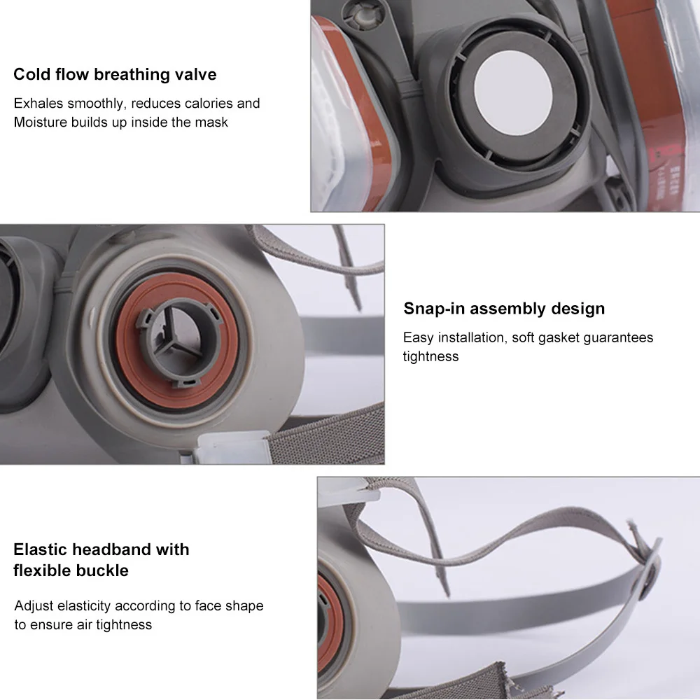 Респиратор для защиты от химических веществ и очков комплект распыления краски