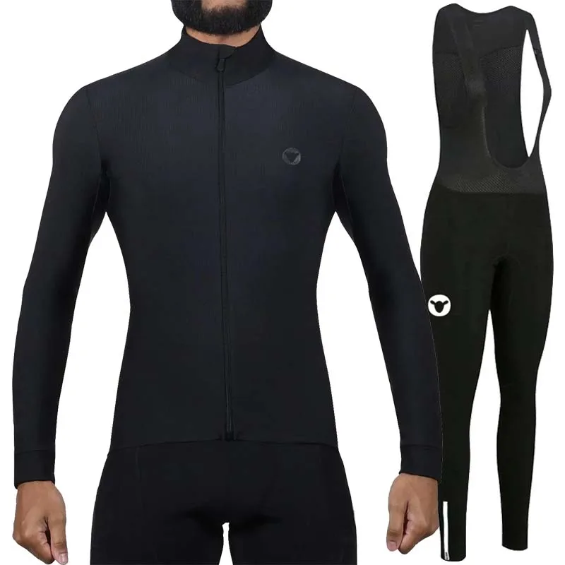 Джерси с длинным рукавом для велоспорта сезон 2020 мужские комплекты RUNCHITA Pro одежда