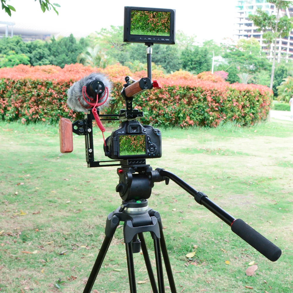 Камера CAMVATE Rig для Canon 70D/80D/90D/5D Mark II/5D III/5D IV/ Nikon D7100/D7200/D300S/a58/A99/a7/a7II/GH5/GH4|Аксессуары