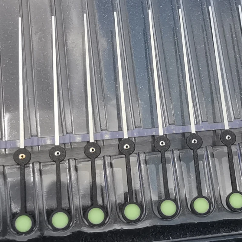 Heimdallr Watch Part Stainless Steel Tuna Watch Hand Green Luminous Suitable For NH35/36 Automatic Movement