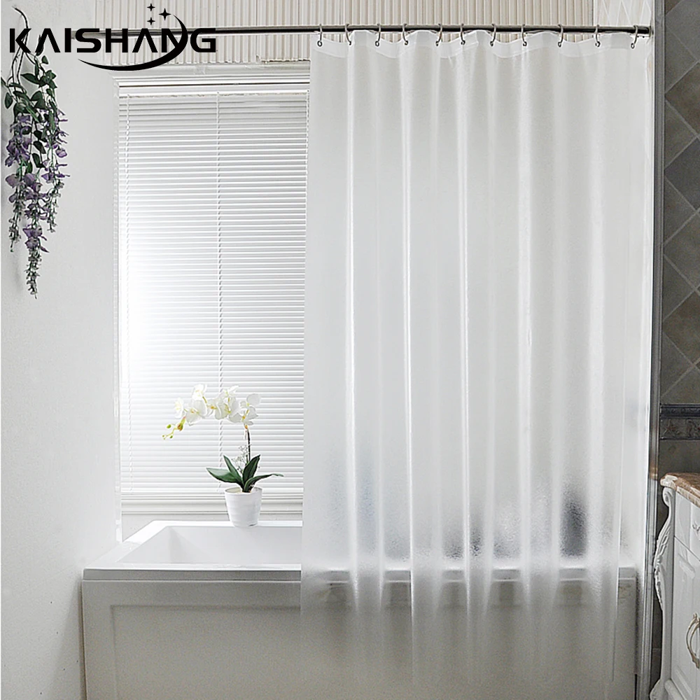 100% занавеска для душа Ева водонепроницаемая прозрачная матовая ванной из