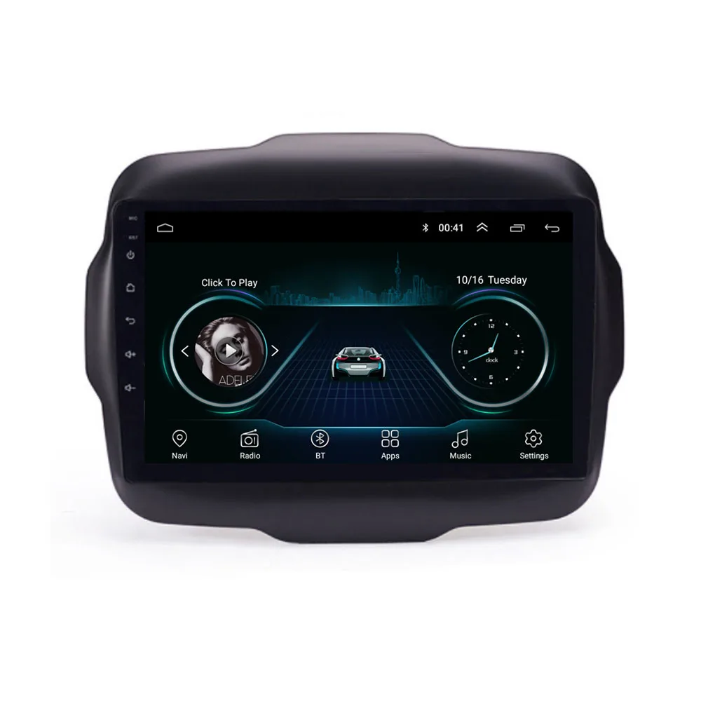 4G LTE Android 10 1 для JEEP Renegade 2016 2017 Мультимедиа Стерео DVD плеер навигация GPS радио |