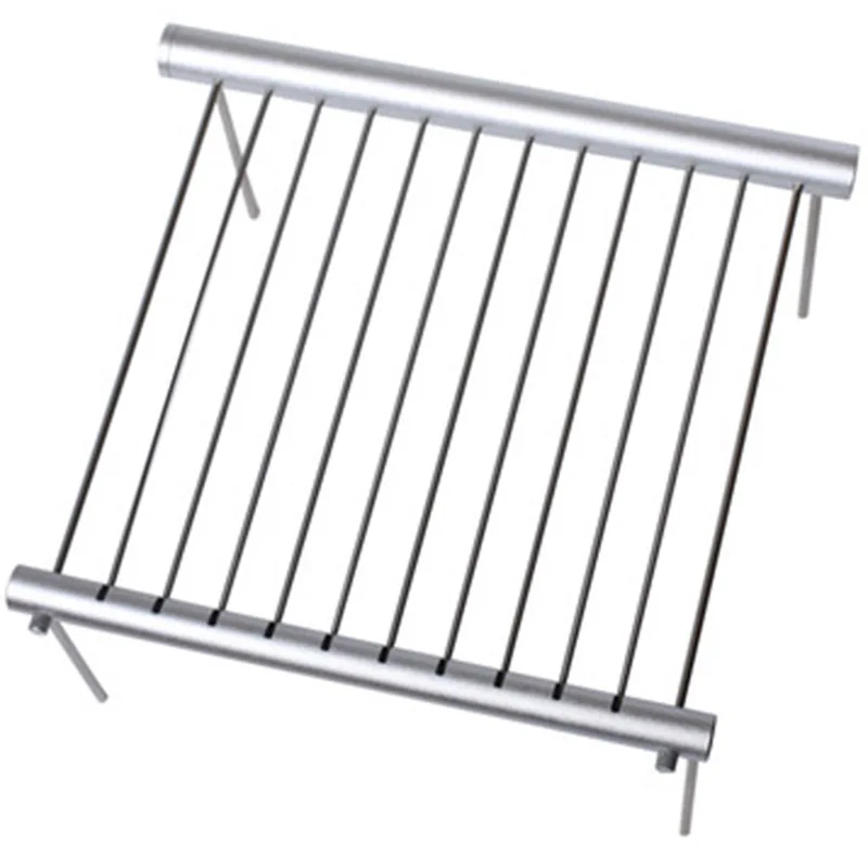 Карманный гриль для барбекю портативный из нержавеющей стали складной