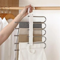 multi functional pants rack space clothes hanger organizer space saving hanger hanger drying racks scarf clothes storage
