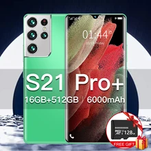 Global Version New 5G Smartphone 16GB+512GB for Samsung Galaxy S21 Pro+ Cellphone Triple Card Slot Huawei Xiaomi Mobile Phone