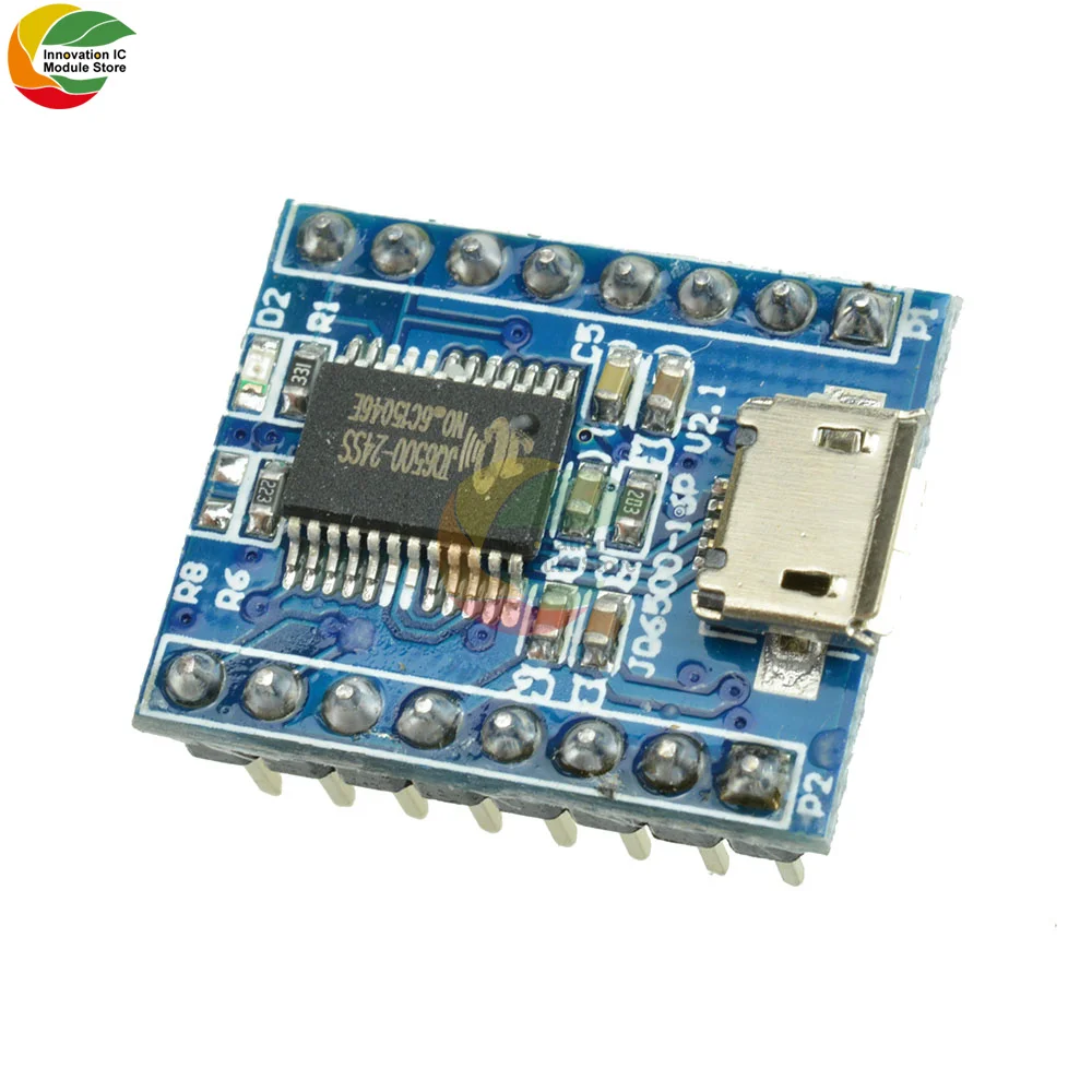 Звуковая плата JQ6500 с голосовым модулем Micro USB DIP16 TTL UART замена 1 пара 5-канальных