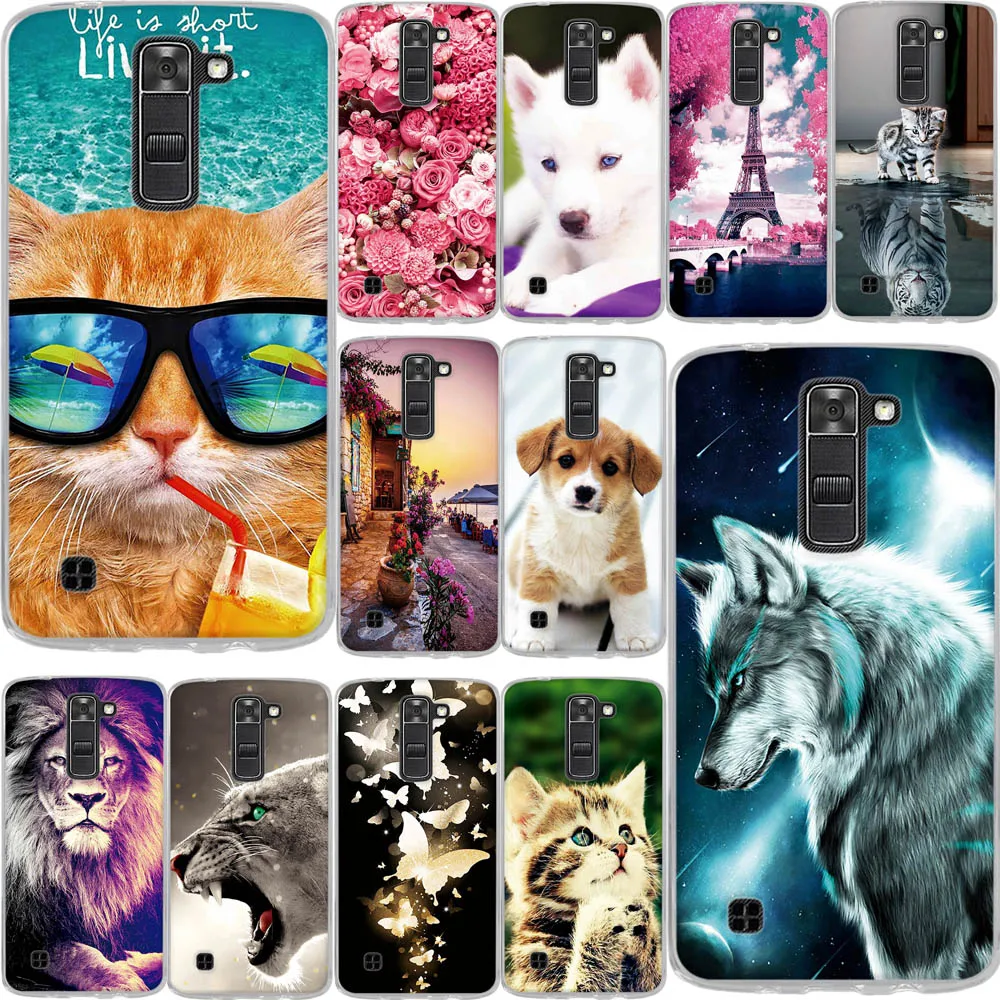 Для LG K7 чехол для телефона K8 K10 силиконовый ТПУ защитный 2017 k10 Leon/Spirit/X Prower|Бамперы| |