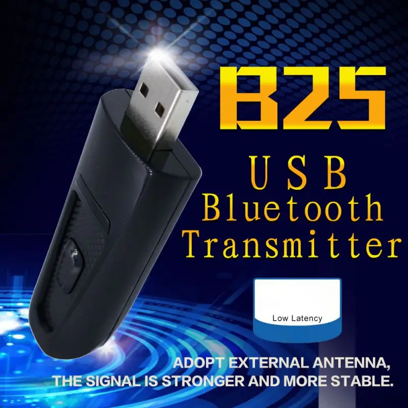 USB Bluetooth 5,0 аудио передатчик Bluetooth адаптер Bluetooth 5,0 передатчик 3,5 мм AUX беспроводной ключ для ТВ ПК