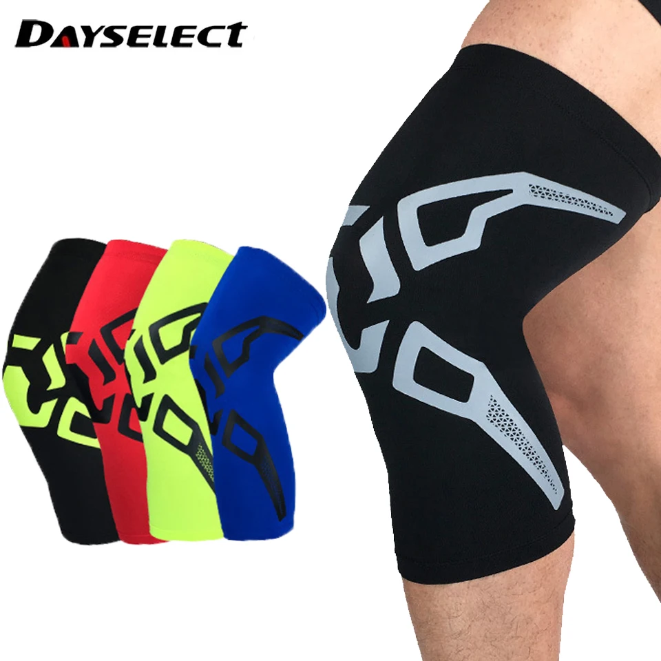 

1 Pcs Basketball Sports Knee Pads Summer Sports Leg Guards Outdoor Football Riding And Running Sports Compression Knee Pads