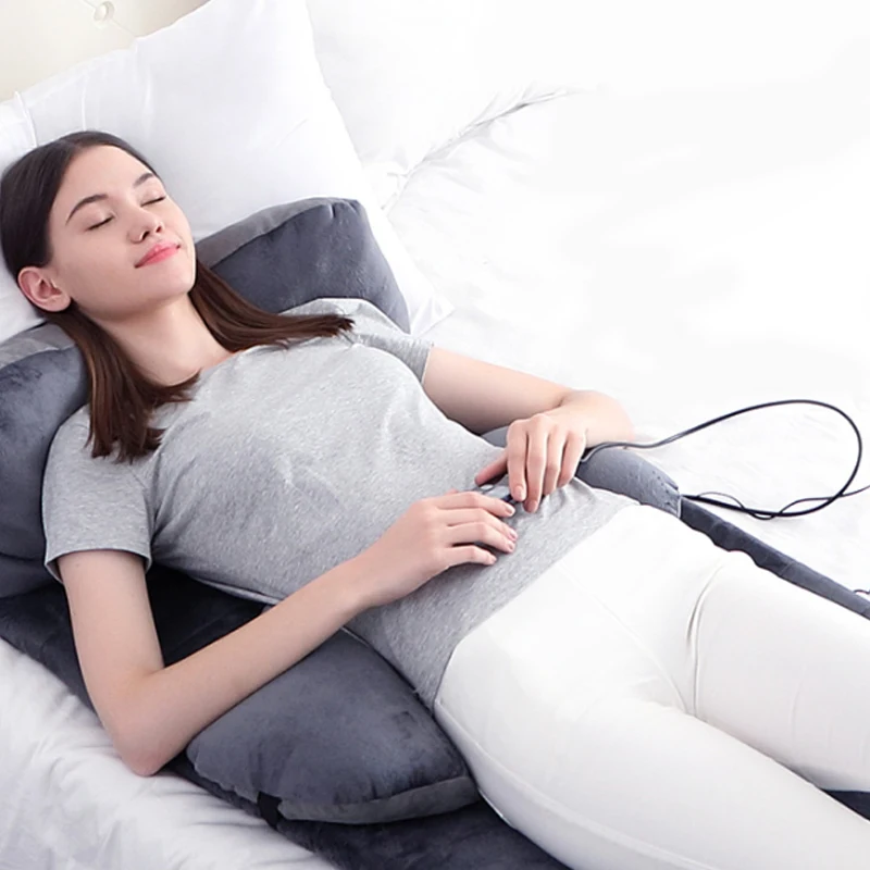 Электрическая подушка для массажа всего тела с подогревом Вибрирующая шеи плеч