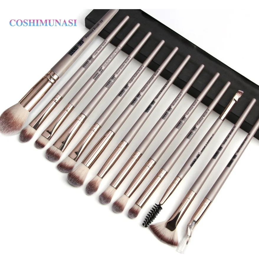 Набор кистей для макияжа набор растушевки теней губ подводки бровей Смоки |