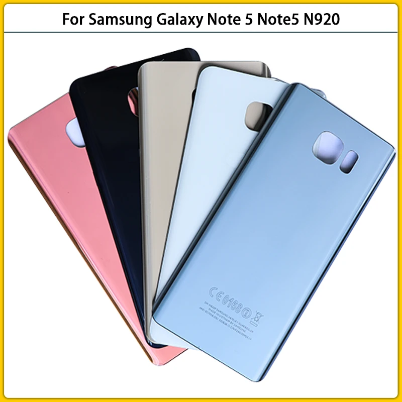 10 шт в упаковке новая Note 5 задний корпус чехол для Samsung Galaxy N920 N920F Крышка