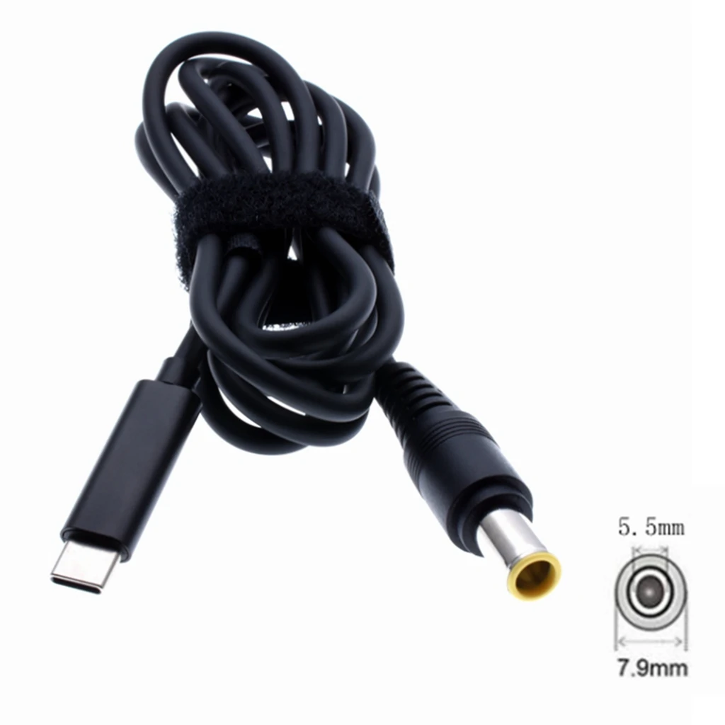 Тип C USB 3 1 мама 7 9x5 5 мм папа интерфейсы адаптер питания кабель для ноутбука длина: