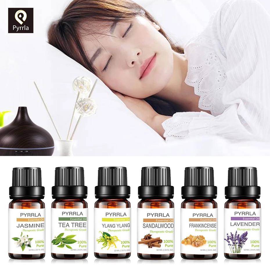 Pyrrla 10 мл чистые эфирные масла для снижения давления и улучшения сна массажное