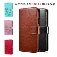 moto e6 play flip case for motorola moto e6 plus screen protector capa cover on moto e6s e6play e6plus %d1%87%d0%b5%d1%85%d0%be%d0%bb pu leather cases