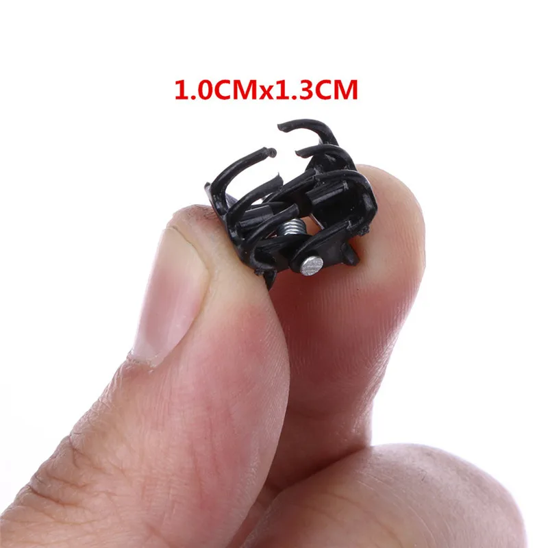 2019 12 шт Мини милый зажим для волос Дамский Зажим пластиковый 6 когтей заколка