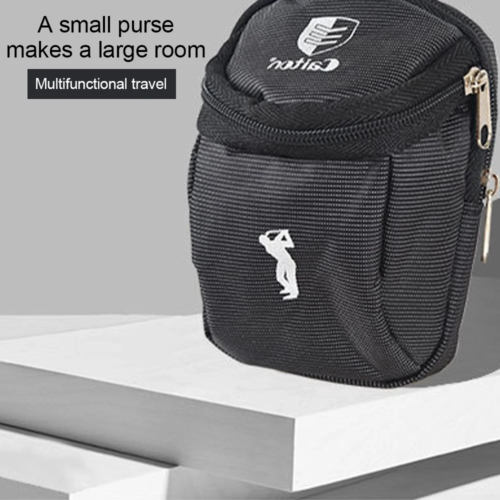 

Golf Waist Bag Mini Portable Canvas Storage Bag BallsPack Golfer Pouch for Outdoor Sports