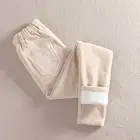 Женские вельветовые шаровары с высокой талией