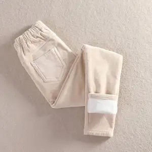 Женские вельветовые шаровары с высокой талией