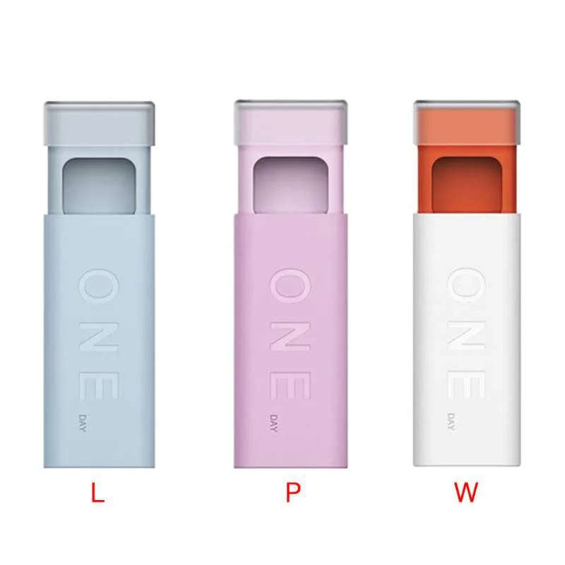 

Portable Weekly Daily Pill Box Storage Case Pill Case Container Mini Medicine Organizer Tablet Dispenser Splitters