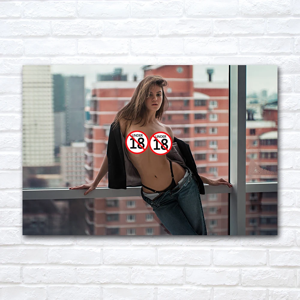 Красивая фотография печать на стене картины холсте горячая молодая модель