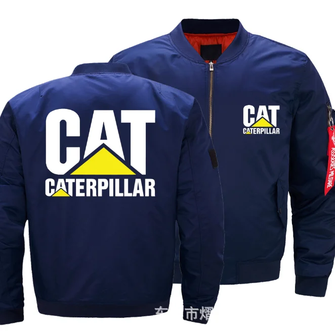 

2021 New Autumn Winter Black Blue Green CAT Bomber jacket Men Fashion Stand Collar One Pilot Jacket Men Baseball Uniform Coat h8