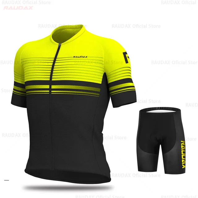 cycling jersey set 9 Велосипедная майка, мужская, короткий рукав, дышащая, Майо, Ropa Ciclismo, MTB, спортивная одежда, велосипедная одежда, гелевая Подушка 19d, нагрудник, шорты, набор - Цвет: cycling jersey set 9