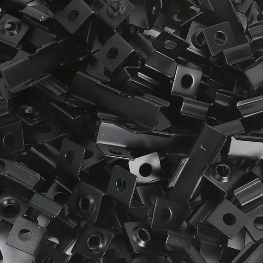 

Metal Fastener Professional 100pcs Accessories Anticorrosive Black Clips