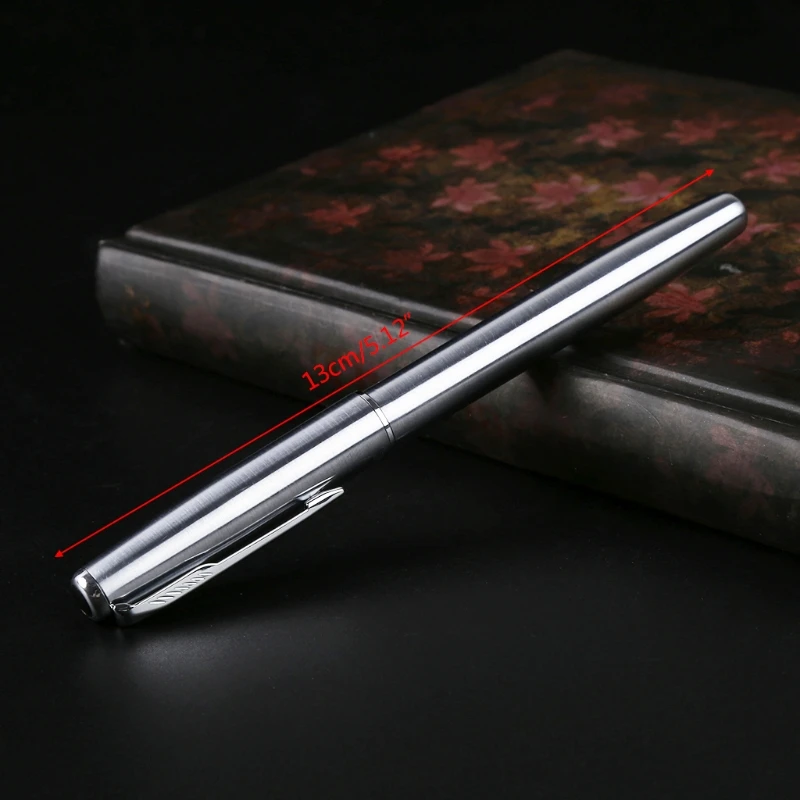 

Hero 5020 Silver Stainless steel Fountain Pen With Standard M Nib Gift