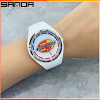 2021 sanda brand mens sports watches 50m quartz military watch women casual electronics wristwatches relojes hombre luxury new