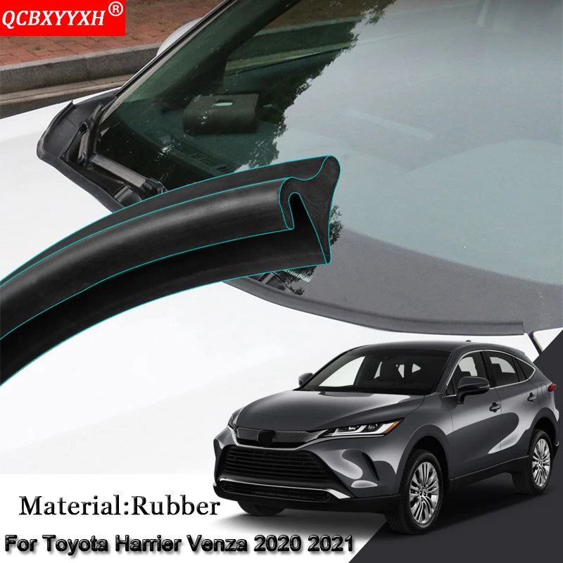 

Car Rubber Seal Strip Windshied Spoiler Filler Protect Edge Weatherstrip Strips Accessories For Toyota Harrier Venza 2020 2021