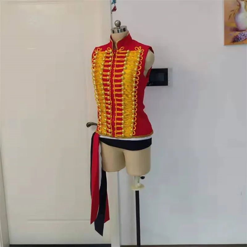 Cosplaydiy Les Miserables Enjolras Cosplay Costume Adult Women Version Vest Sash Jacket L320 |
