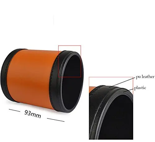 Кожаные кубики кружка-Шейкер для КТВ Бар развлечение клубов обманные кости Farkle