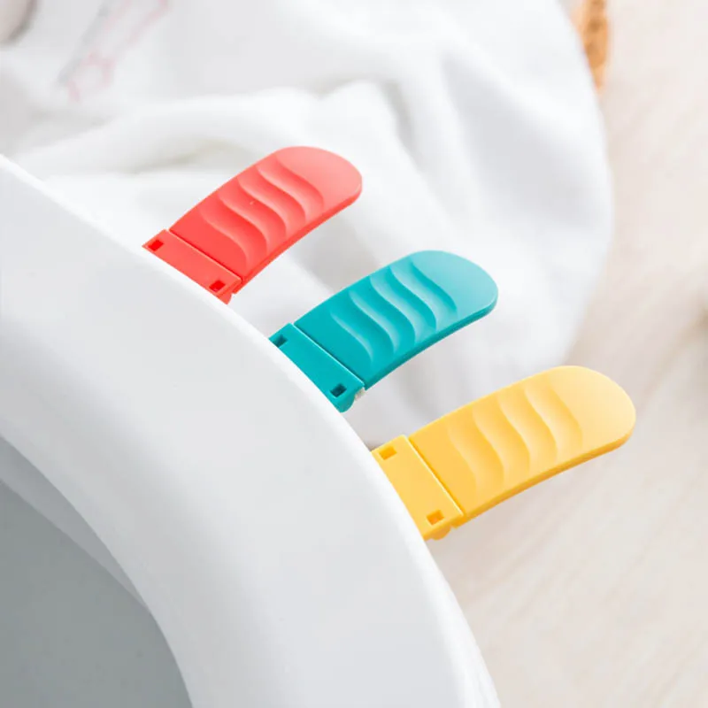 

Toilet Seat Cover Lifter Home Decor Closestool Seat Cover Lift Handle Foldable PP Bathroom Accessories Portable Anti-microbial