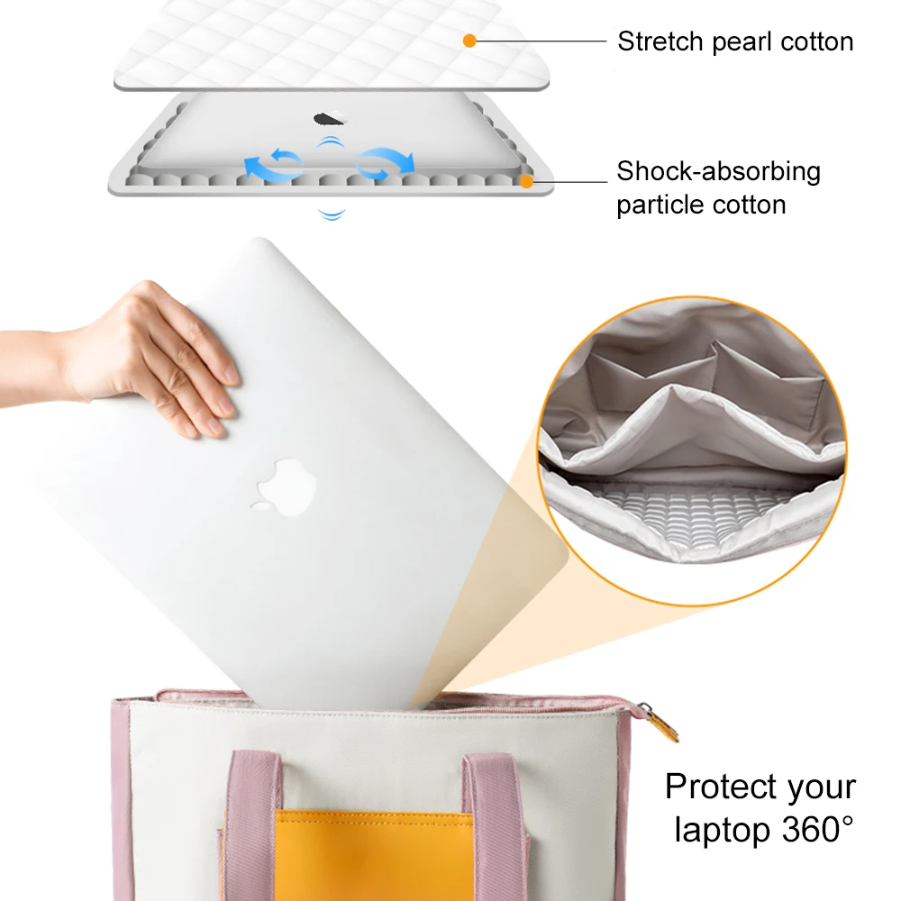 Travel handbag,Laptop Bags for Women Tote Bag 13.3/15.6 Inch Large Ladies Handbag Work Bag Shoulder Shopping Office Bag