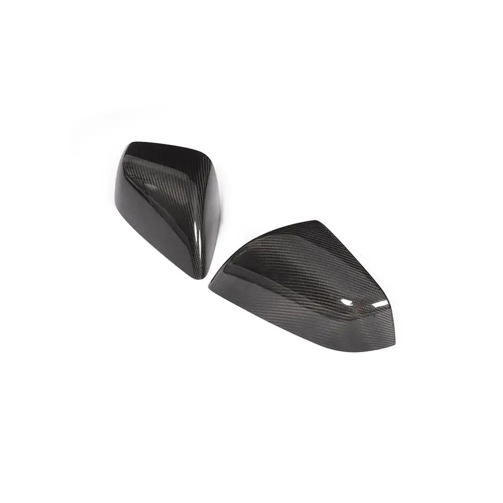 Dry Carbon Car Mirror Cover Caps for Tesla Model X Side Cap Shell Add-On Style | Автомобили и мотоциклы