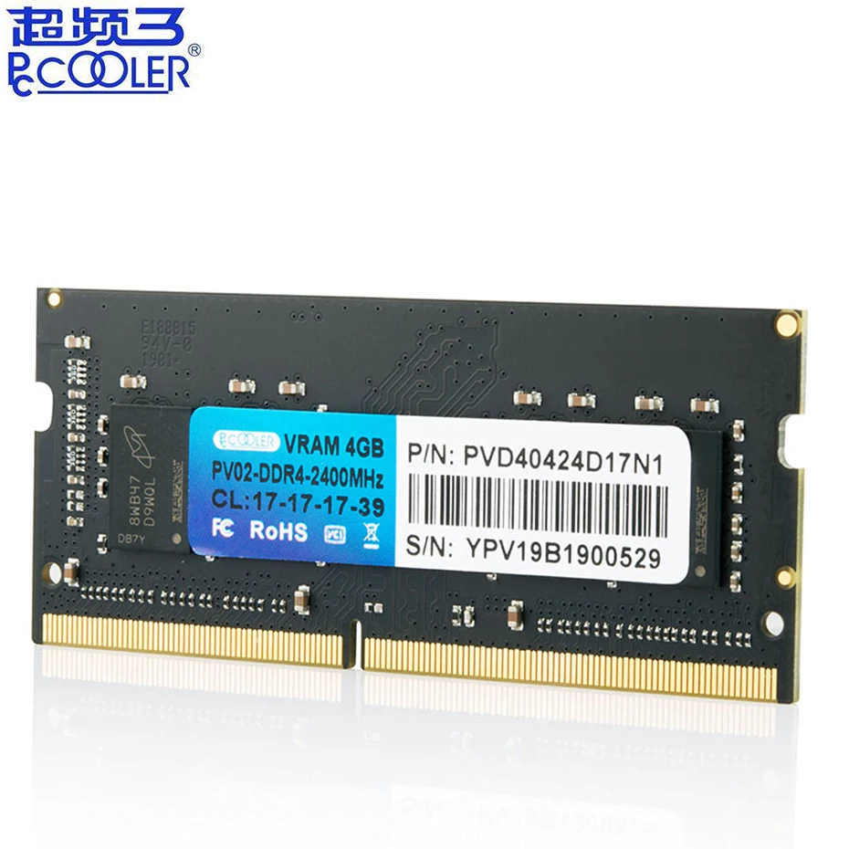 Pccooler DDR4 лэптоп ноутбук Память ram 4 ГБ 8 ГБ 2400 МГц 2666 МГц 1,35 в PC4 памяти