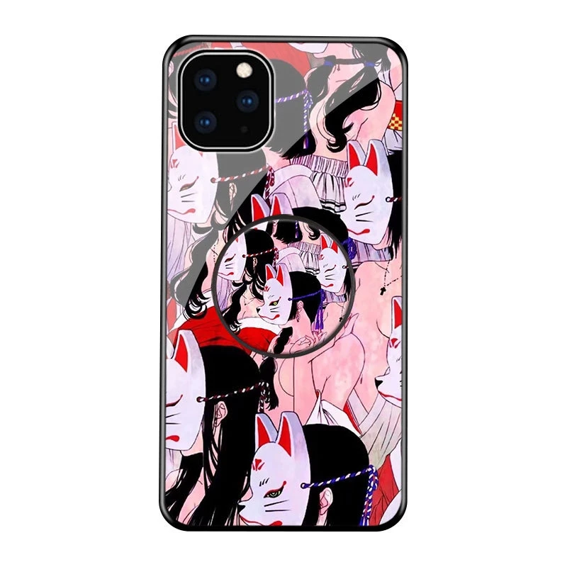 Чехол для iPhone 11 Pro Max XS XR X 7 8 6 6S Plus с кольцом-держателем противоударный из
