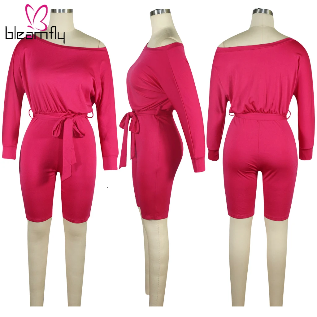 Осень Для женщин с открытыми плечами длинным рукавом поясом облегающее платье по