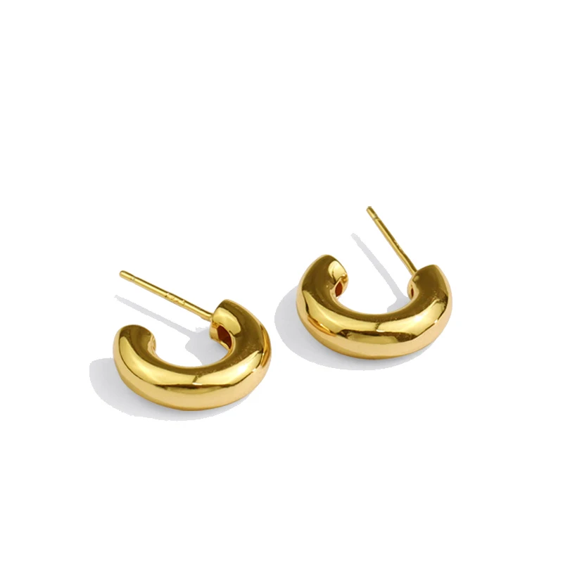 

TOSAKO Stud Earrings Gold Color Fashion Personality Wedding Engagement