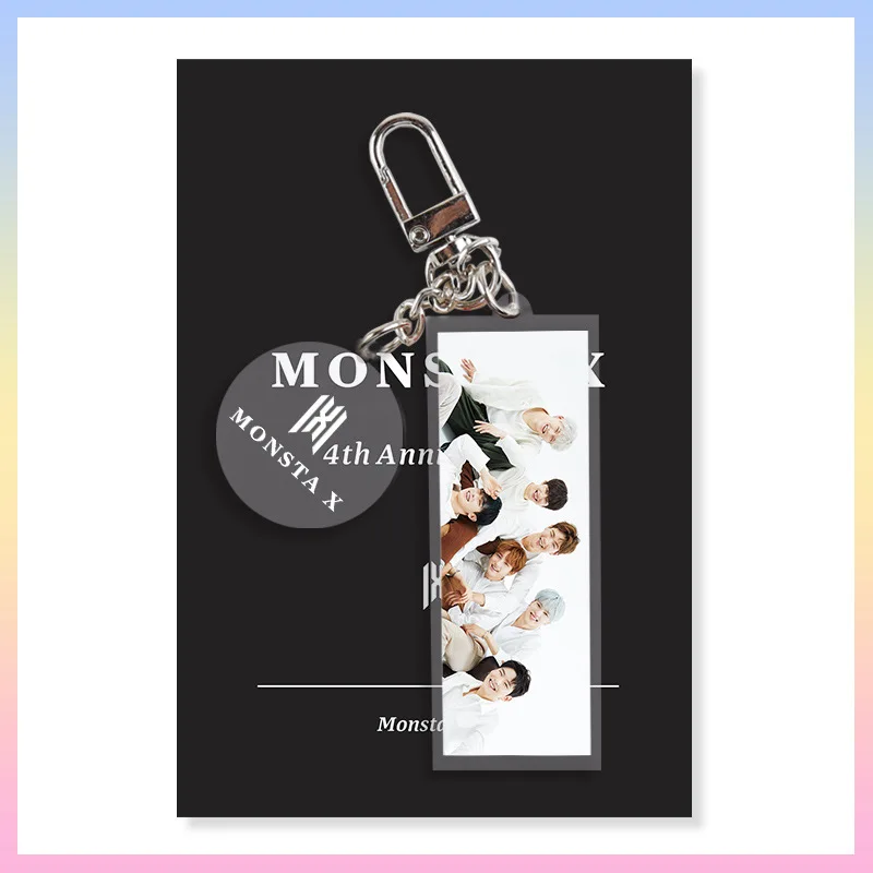 Kpop бродячие дети редбархат семнадцать монста X IKON Key акриловый ПВХ прямоугольный
