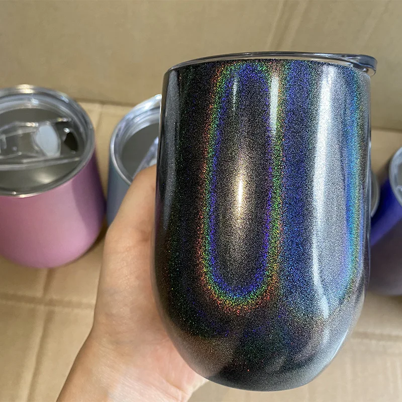 Оптовая продажа 12 унций стакан для воды вина и яиц с герметичной крышкой пива из