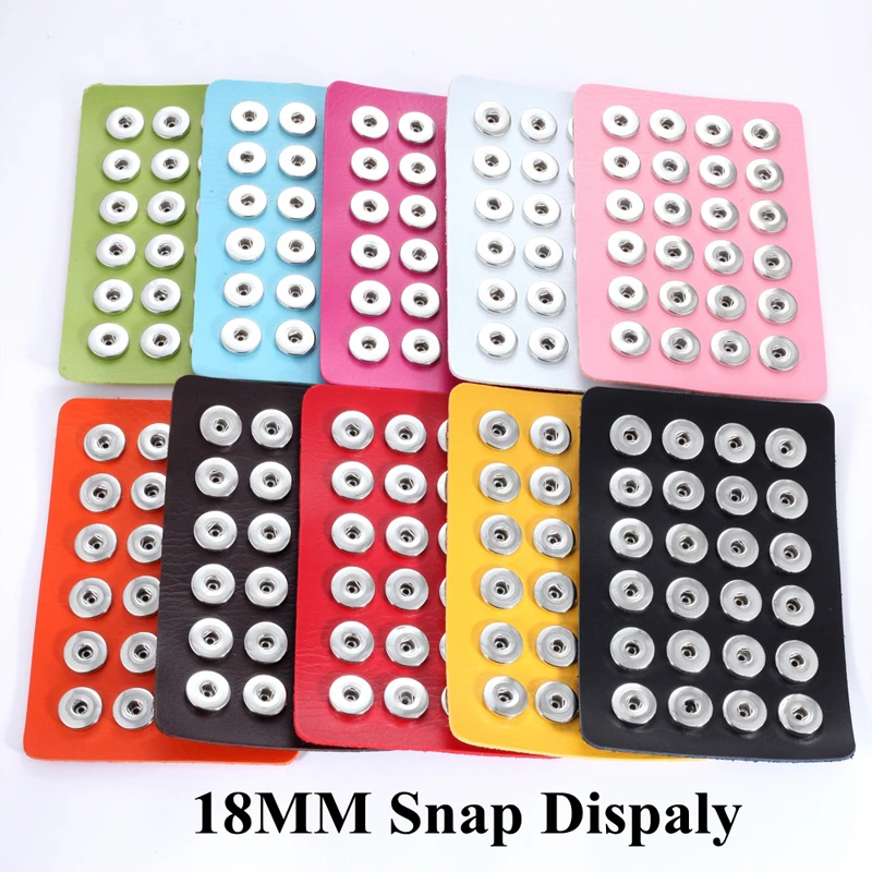 Новинка ювелирная витрина 24 шт. 12 мм и 18 кнопки ювелирное изделие 10 цветов черный