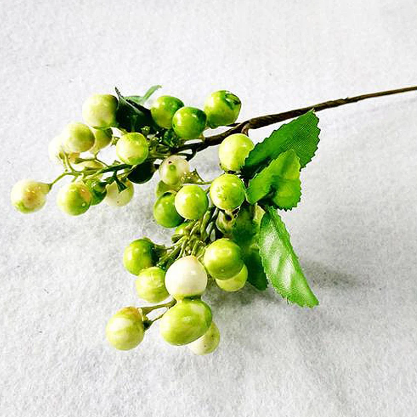 

Romantic Fake Flower Wedding Bouquet Simulation Berry Blueberry Aesthetic Room Decor Packaging For Flowers Indoor Plants